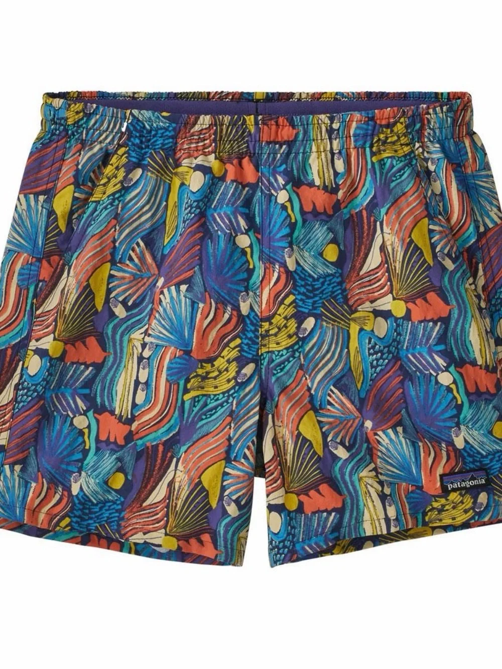 Patagonia Women’s Baggies Shorts 5” Abstract Tropical Print Size Small - Picture 2 of 11